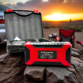 شاحن طوارئ بطارية سيارة محمول وبنك طاقة -99800مللي