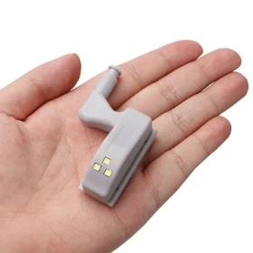 مصباح LED مستشعر لمفصلة خزانة الملابس وخزائن المطبخ (2 قطعة )