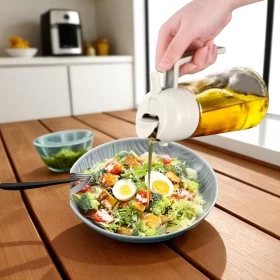 زجاجة بخاخ وسكب زيت الزيتون للطبخ -470مل