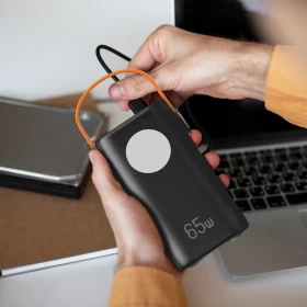 باور بانك Green Lion Hyper Core 40 بسعة 40000mAh – أسود
