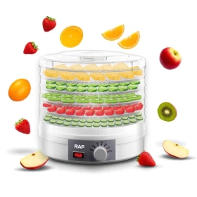مجفف كهربائي راف  للفواكه والخضروات – 5 طبقات للتجفيف