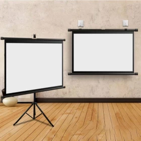 شاشة عرض بروجكتور مع حامل ثلاثي – 100 بوصة