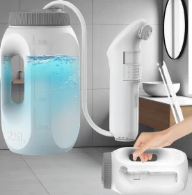 بيديه  شطاف محمول بضغط عالي مع بطارية قابلة لإعادة الشحن USB-C -2.5لتر