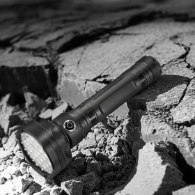 كشاف إضاءة قوي قابل للشحن – مصباح يدوي عالي السطوع