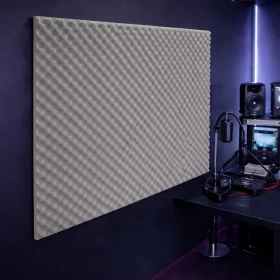 لوح فوم عازل للصوت بتصميم ايج كريت للجدران -100x100cm