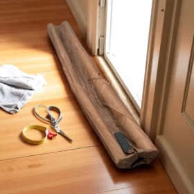 حاجز الغبار العادي لعزل الأبواب والنوافذ -84سم بني فاتح