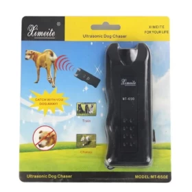 Ultrasonic Handheld Dog Repeller and Training Device With Battery