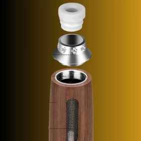 غطاء خشبي و طفاية سجائر المحمولة