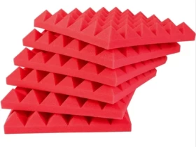 6 Pack Soundproof Premium Acoustic Foam Panels for Recording-Pyramid-30x30cm