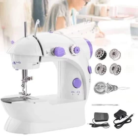 Mini Sewing Machine Portable Sewing Machine LED Light